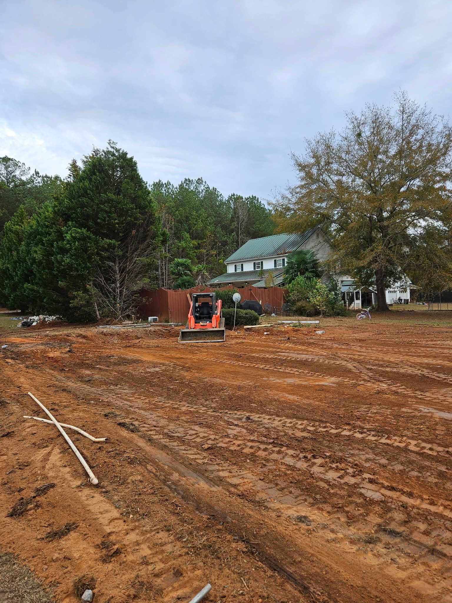 Grading and site preparation