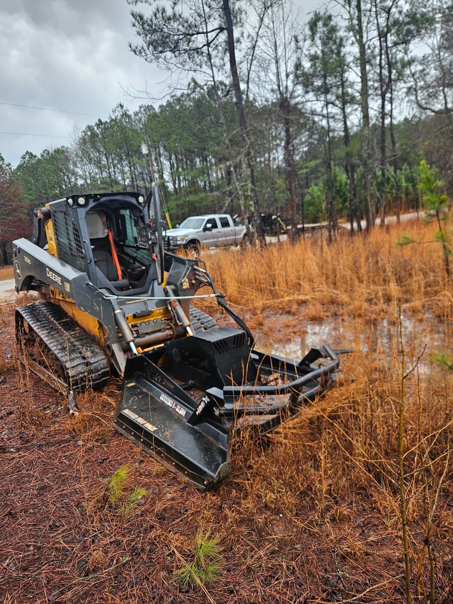 COLEMANS equipment working on a land clearing project
